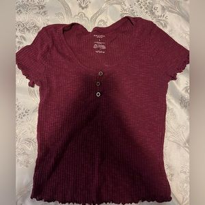 Womens Medium Soft Button Tee